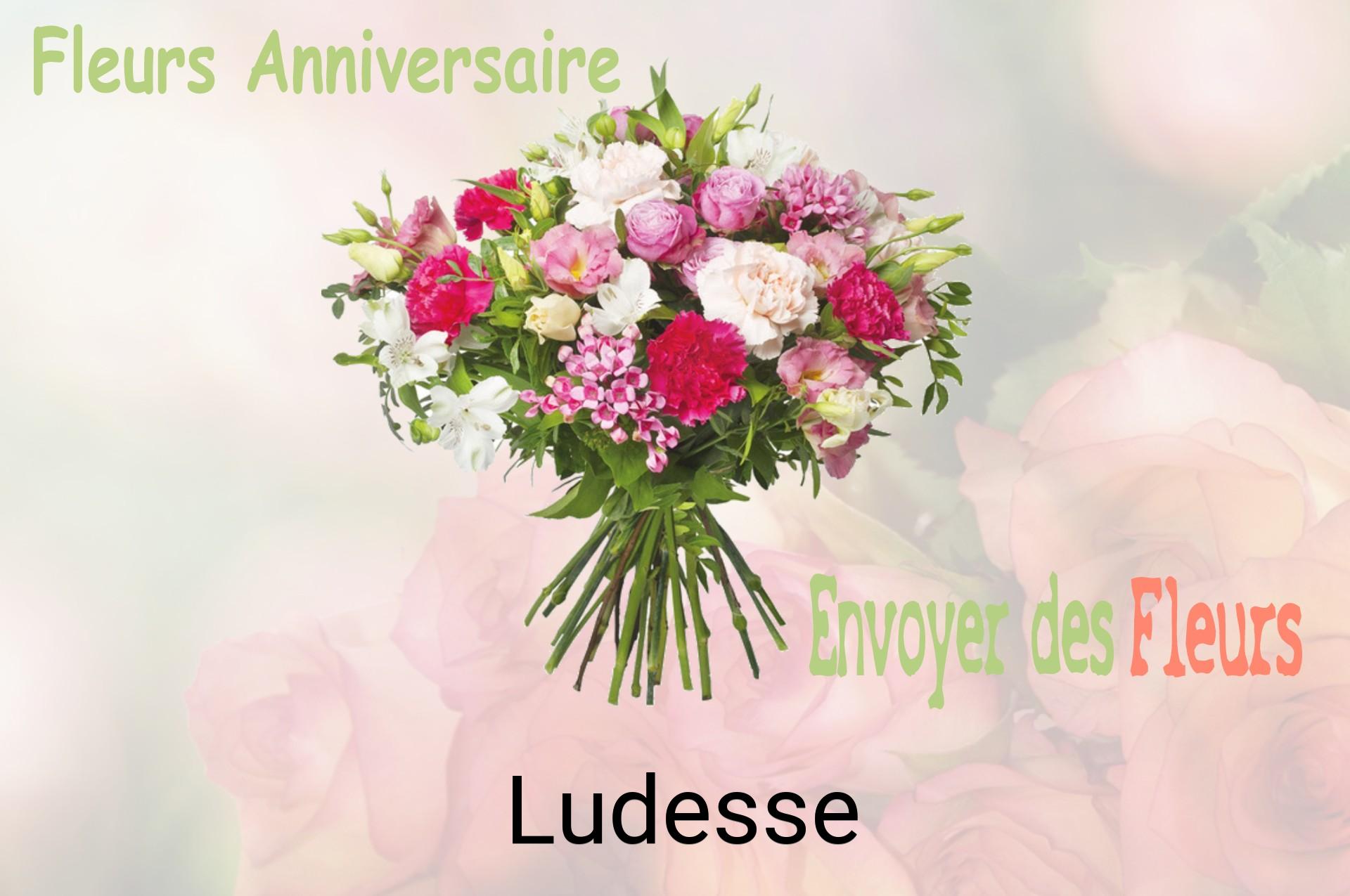 Bouquet de fleurs d’anniversaire livré à Ludesse